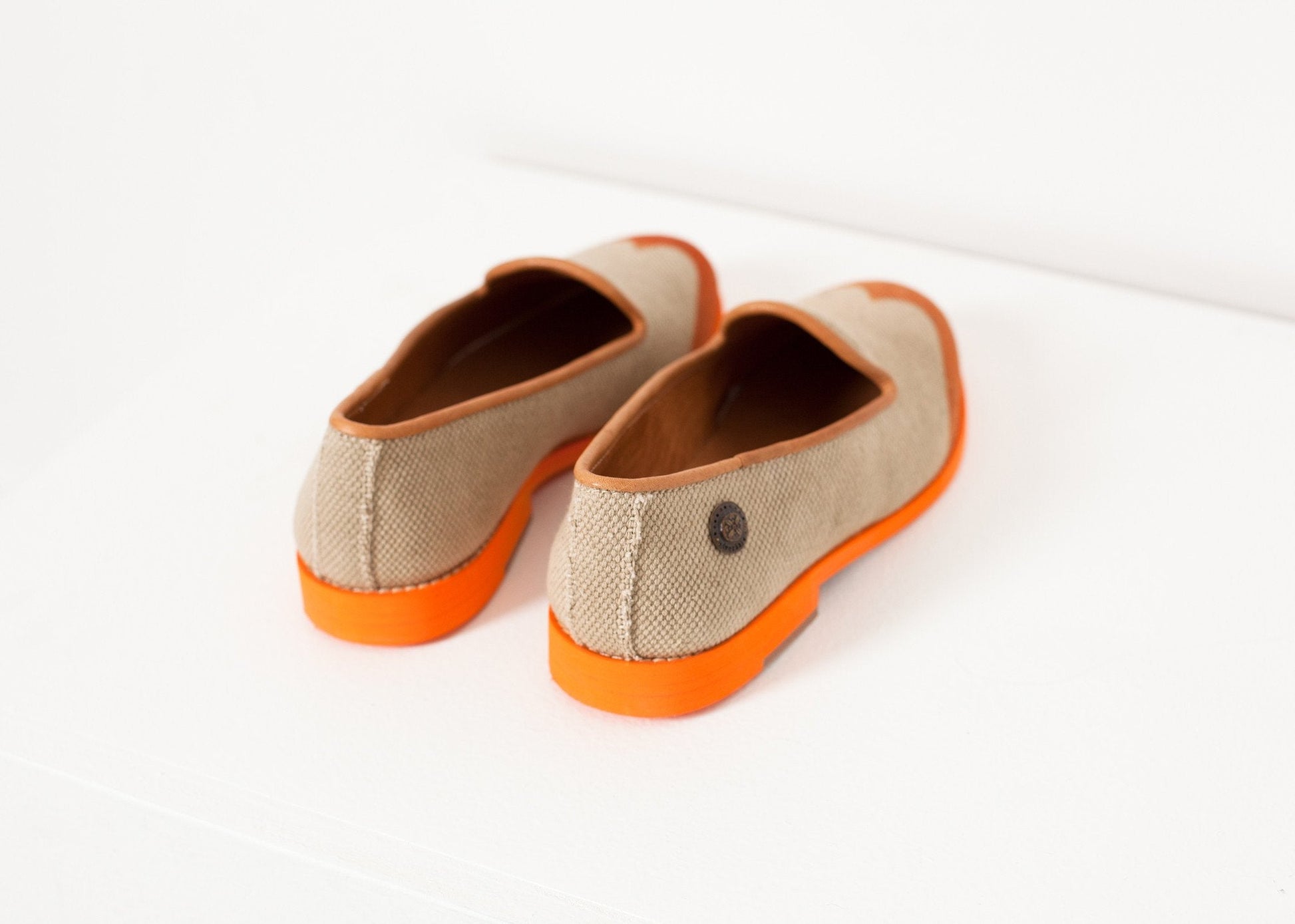 Wingtip Loafer in Orange (6707106545758)