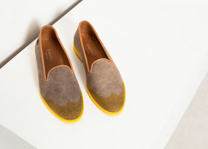 Wingtip Loafer in Yellow (6707106480222)