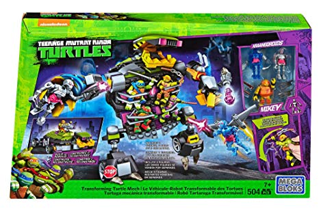Mega Bloks Teenage Mutant Ninja Turtles Transforming Turtle Mech (6589229432926)