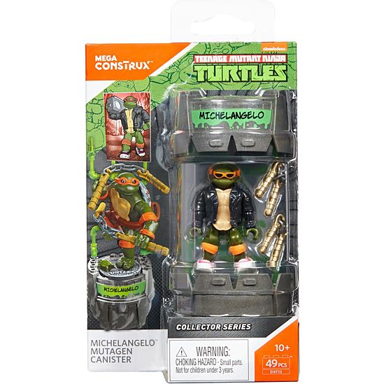 Mega Construx Teenage Mutant Ninja Turtles Classic Series Michelangelo Mutagen Canister (6589229039710)