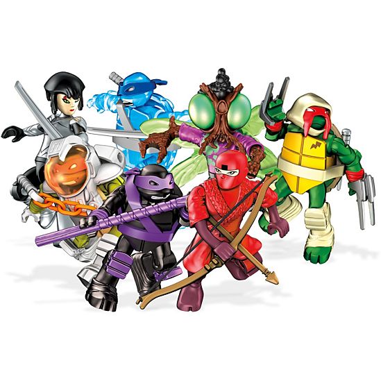 Mega Construx Teenage Mutant Ninja Turtles Micro Action Figures, Red Ninja (6589228941406)