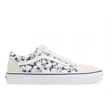VANS | OLD SKOOL (BUTTERFLY) TRUE WHITE | BLACK (6589214425182)