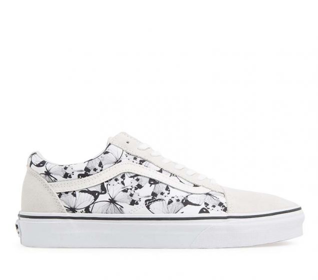 VANS | OLD SKOOL (BUTTERFLY) TRUE WHITE | BLACK (6636814631006)