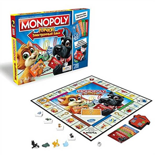 Hasbro Gaming Monopoly Junior Electronic Banking Game (6589218422878)