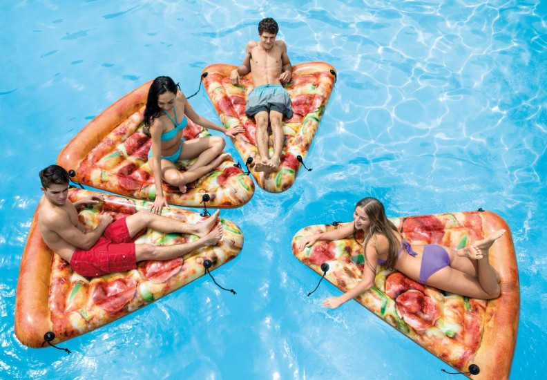 Intex Pizza Slice Mat Pool Floater 69 x 57 inches (6589228580958)