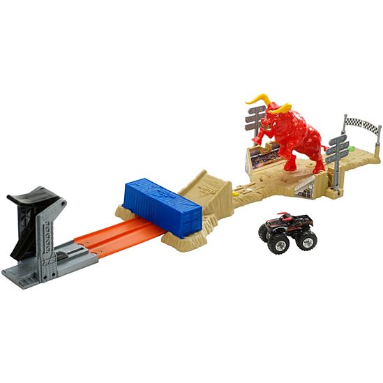 Hot Wheels Monster Jam El Toro Loco Showdown Play Set (6589221371998)