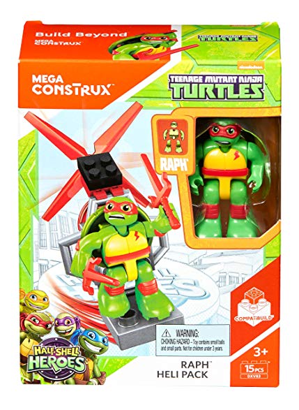 Mega Bloks Teenage Mutant Ninja Turtles Raph Heli Pack Figure (6589229498462)