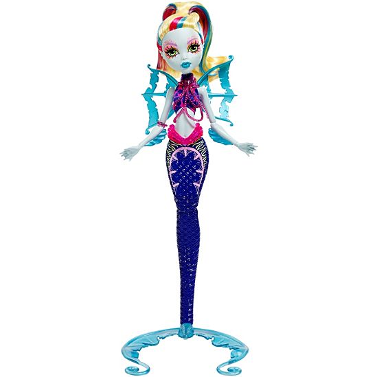 Monster High Great Scarrier Reef Glowsome Ghoulfish Lagoona Blue Doll (6589231169630)