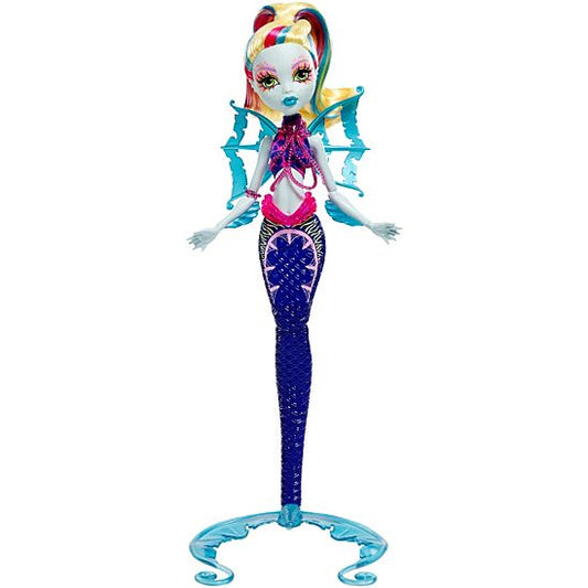 Monster High Great Scarrier Reef Glowsome Ghoulfish Lagoona Blue Doll (6589231169630)