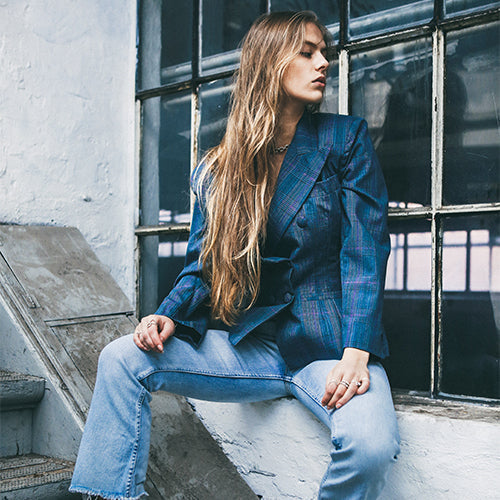 Romwe Girl's Vintage High Waisted Straight Leg Jeans Regular Fit Denim Pants (6707057098846)