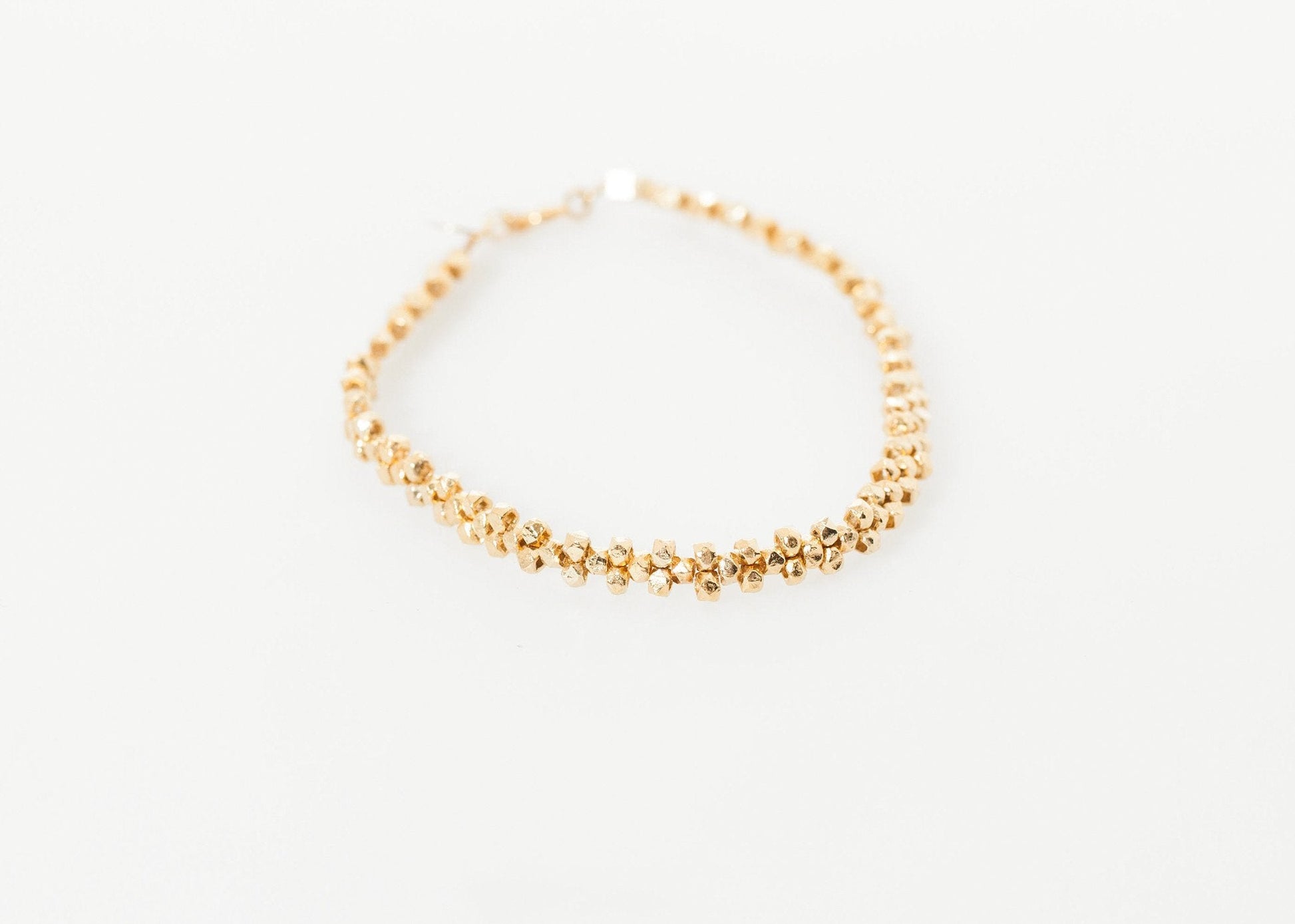 Lane Bead Bracelet in Gold Brass (6707097075806)
