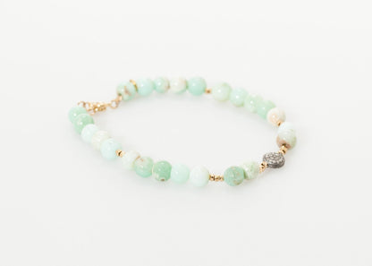 Leopold Bracelet in Green Chrysoprase (6707105431646)