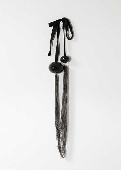 Cascade Necklace in Black (6707101204574)