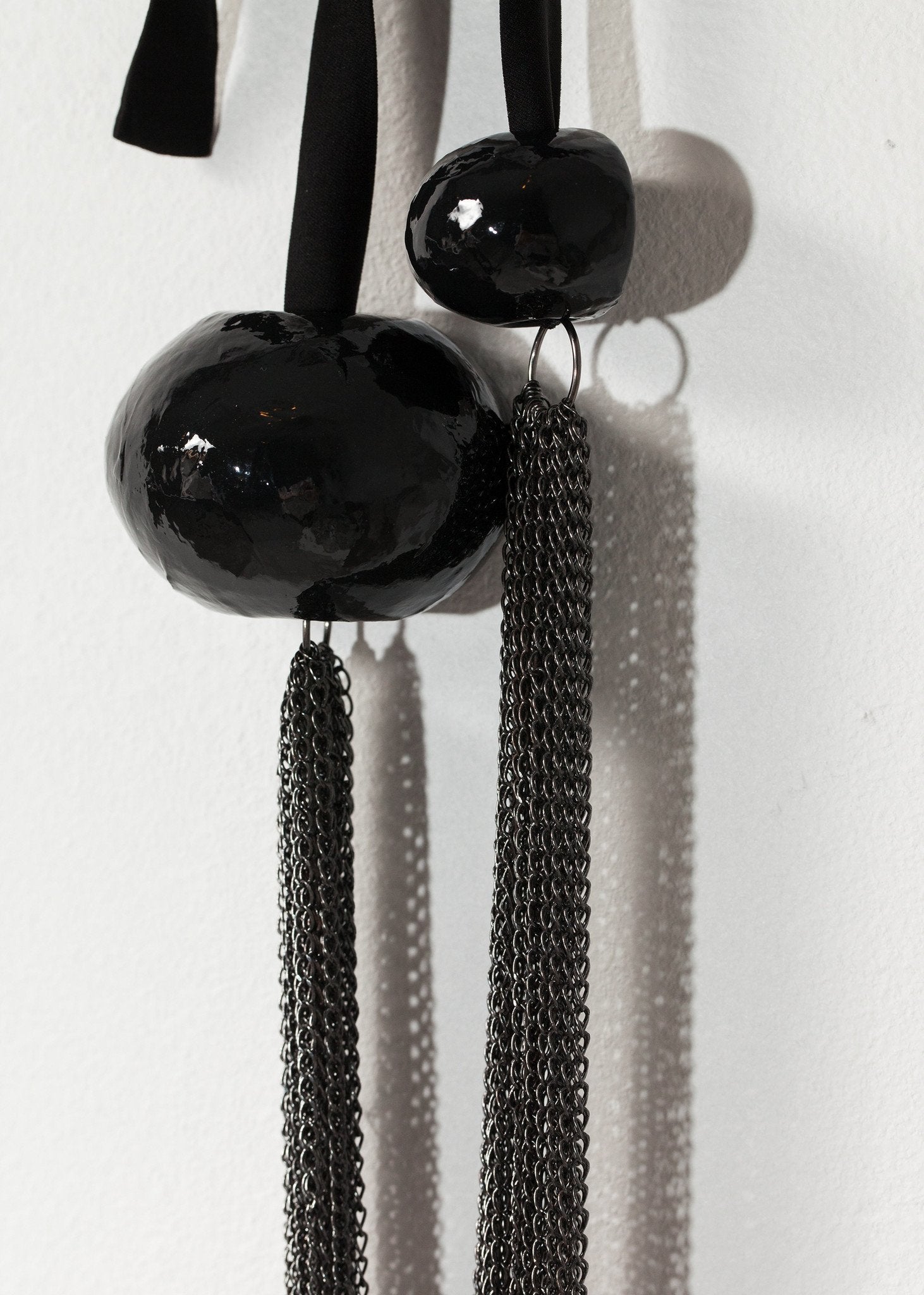 Cascade Necklace in Black (6707101204574)