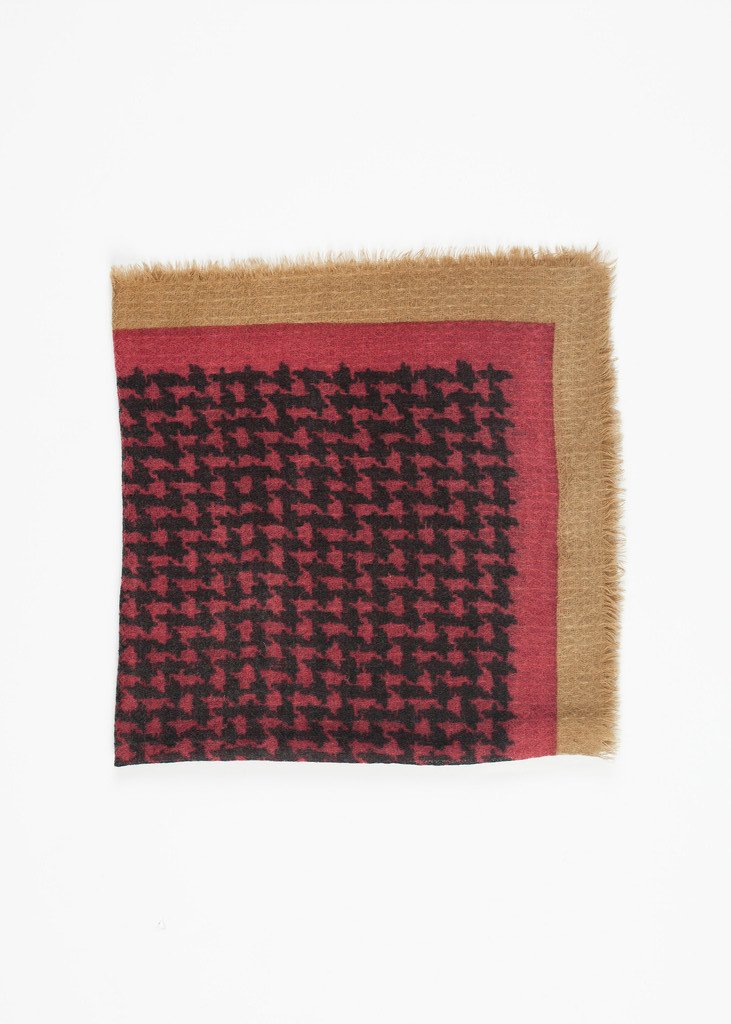 Houndstooth Square in Rouge (6707103891550)