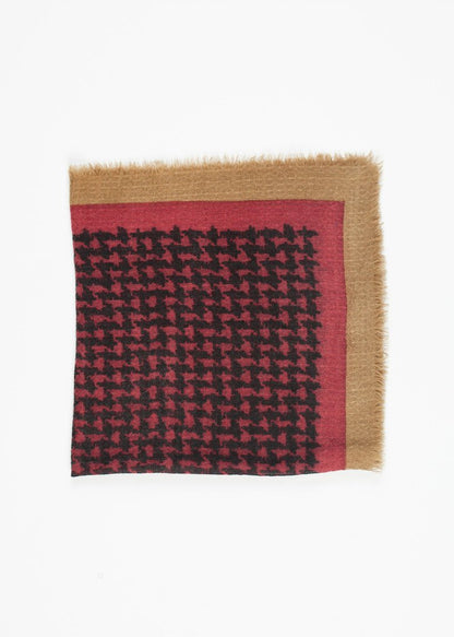 Houndstooth Square in Rouge (6707103891550)