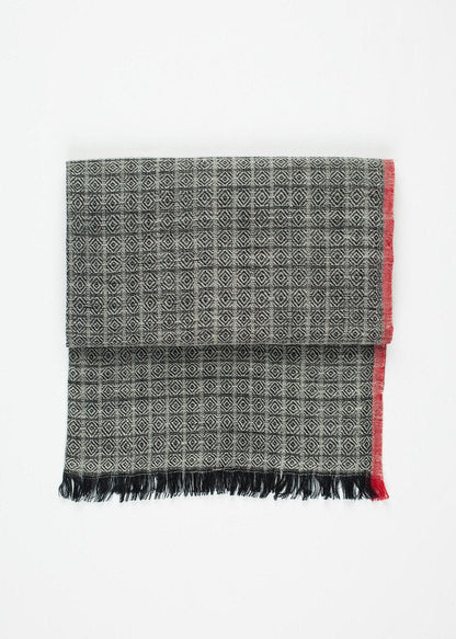 Diamond Scarf in Black/Natural (6707103006814)