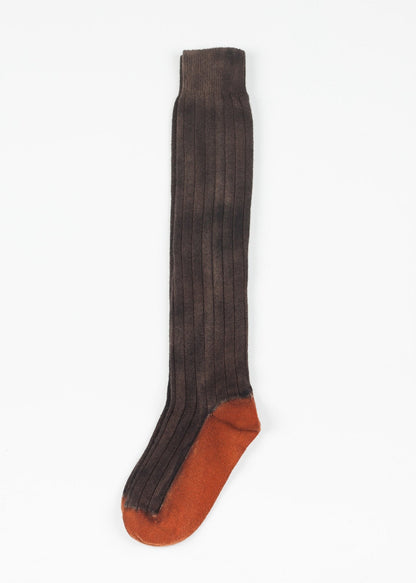 Cashmere Knit Sock in Bronze (6707101401182)